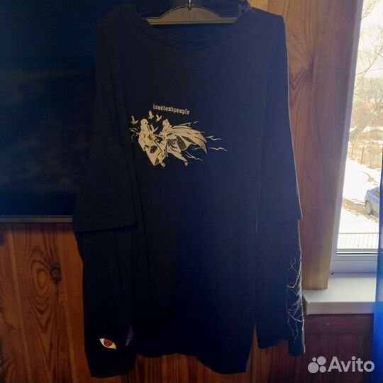 Лонгслив hikikomori kai iseedeadpeople uchiha