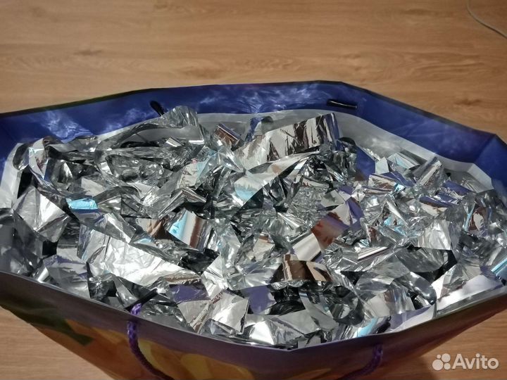 Серебряная бумага для бумажного шоу, дискотеки