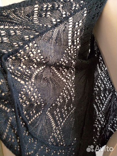 Кардиган ажурный с воланами 44-46 размер