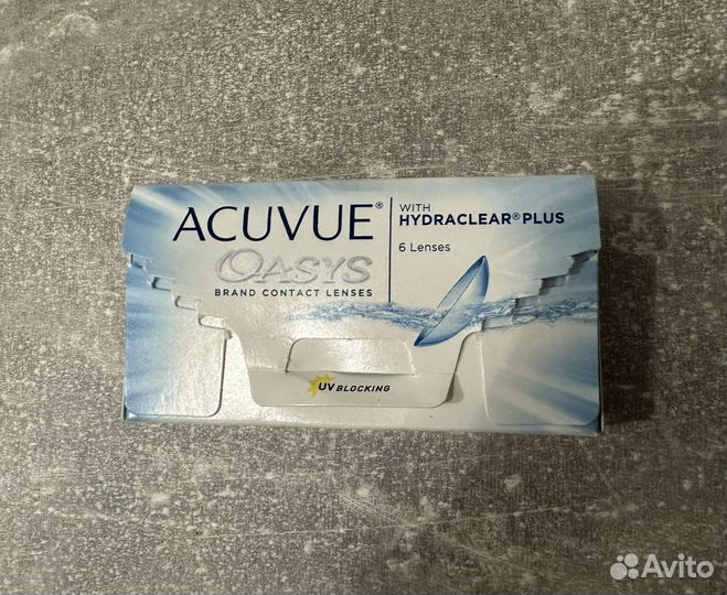 Линзы контактные acuvue oasys -3.75