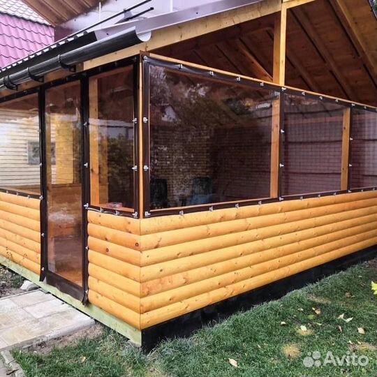 Мягкие окна для беседки