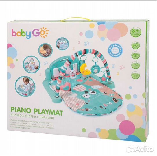 Игровой коврик с пианино