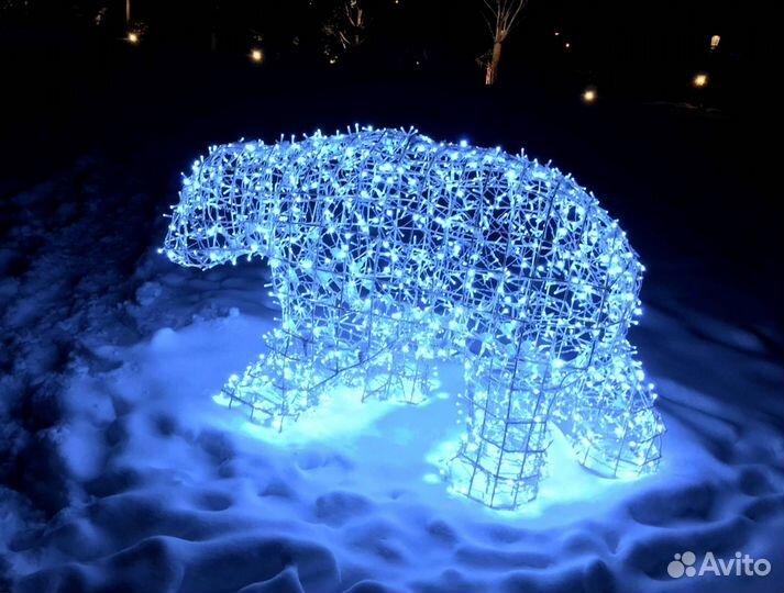 Новогодняя подсветка.Новогодние уличные фигуры