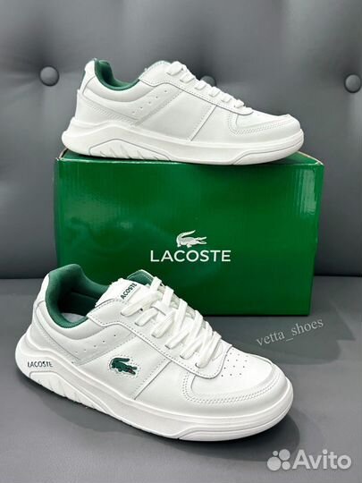 Кроссовки Lacoste белые