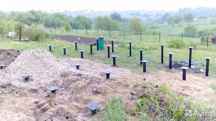 Винтовые сваи под ключ