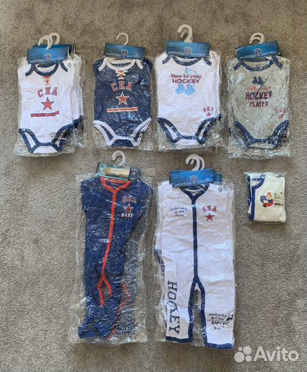 Боди и ползунки 74/80 размер