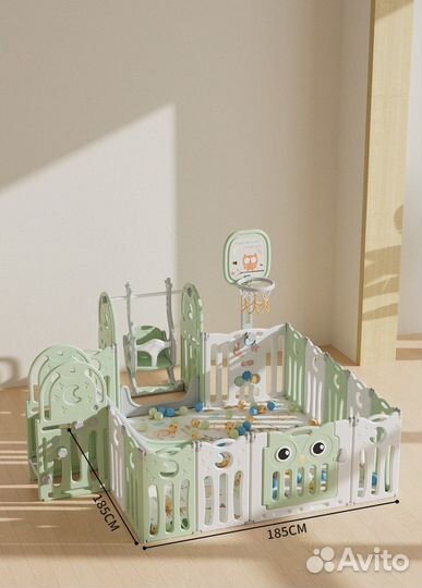 Детский игровой манеж пластик