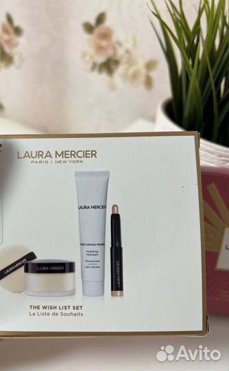 Laura mercier наборы пудра, тени, праймер
