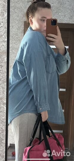 Рубашка женская джинсовая