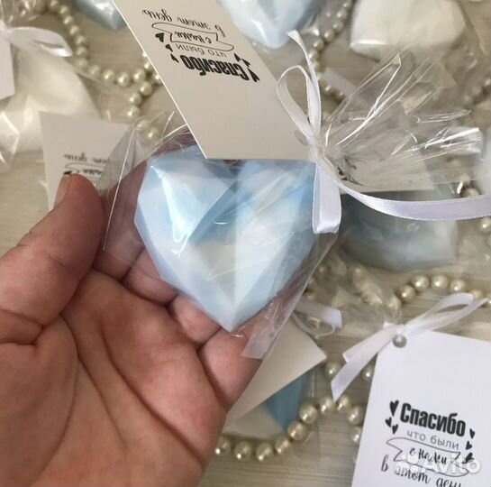 Бонбоньерки на свадьбу мыло