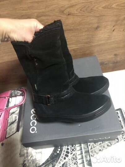 Сапоги зимние для девочки ecco