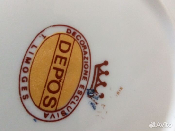 Сервиз Limoges Италия Блюдо Флоренция