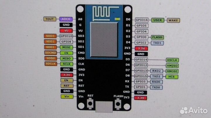 Модуль ESP8266 NodeMcu v3 Lua с Wi-Fi