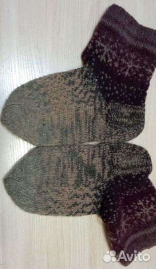 Новые носки шерсть ручная работа