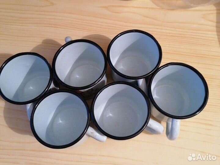 Кружки эмалированные