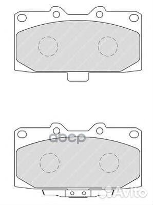 Колодки тормозные FDB1982 Ferodo