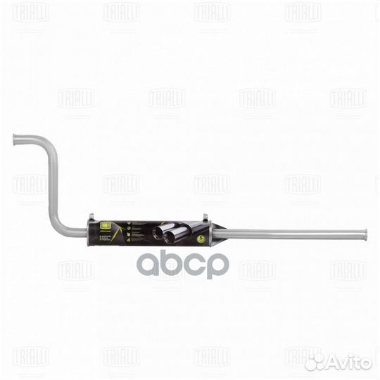 Глушитель для а/м Лада 2108 доп. (резонатор) (а