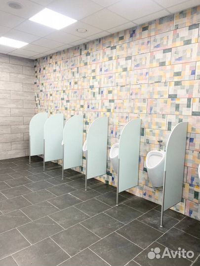 Сантенические, душевые, туалетные перегородки