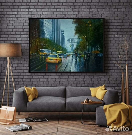 Картина маслом на холсте 80на60см