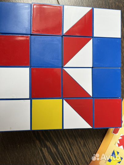 Кубики Никитина со схемами Сложи узор