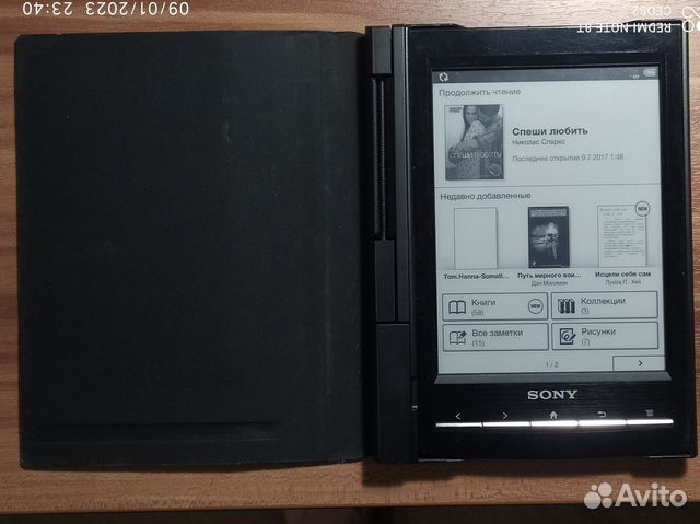 Электронная книга sony prs t1 купить в Москве | Электроника | Авито