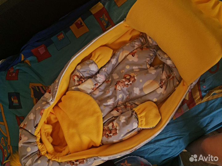 Конверт на выписку зимний для мальчика и девочки