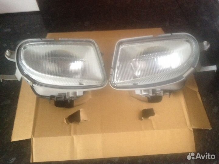 Mercedes w210 фара Противотуманная рестайлинг