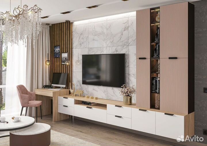 Тумба с полками