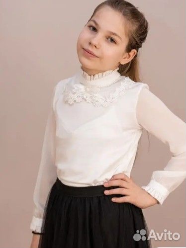 Блузка детская школьная