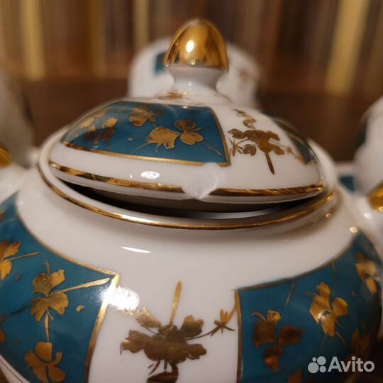 Чайные пары и сахарница Барановка 1953-1957 гг