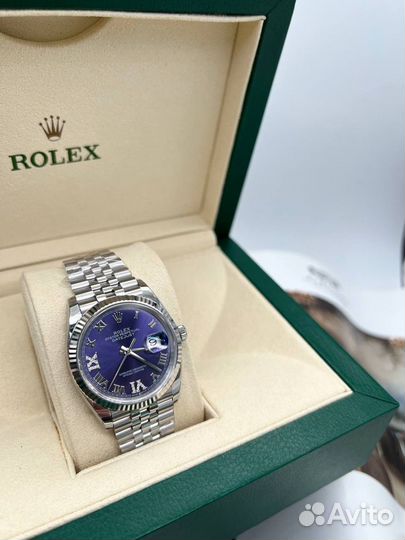 Часы rolex datejust 36mm с римским циферблатом