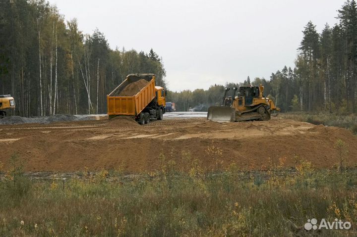 Песок. Вывоз снега. Вывоз грунта