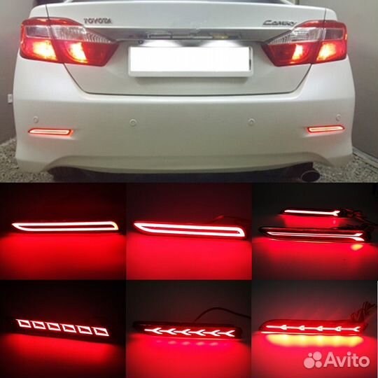 Катафоты LED в бампер Toyota/Lexus (3 Режима)