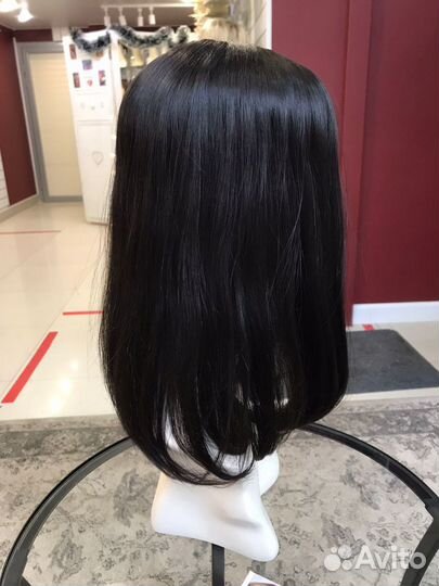 Накладка из натуральных волос на шёлке (40см)