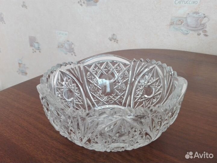 Салатница хрусталь СССР