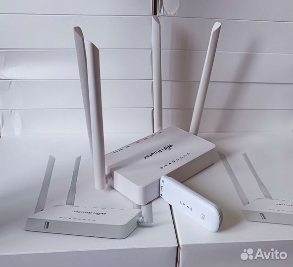 Комплект 4G модем прошитый + WiFi роутер прошитый