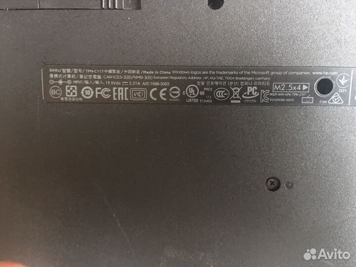 Ноутбук hp