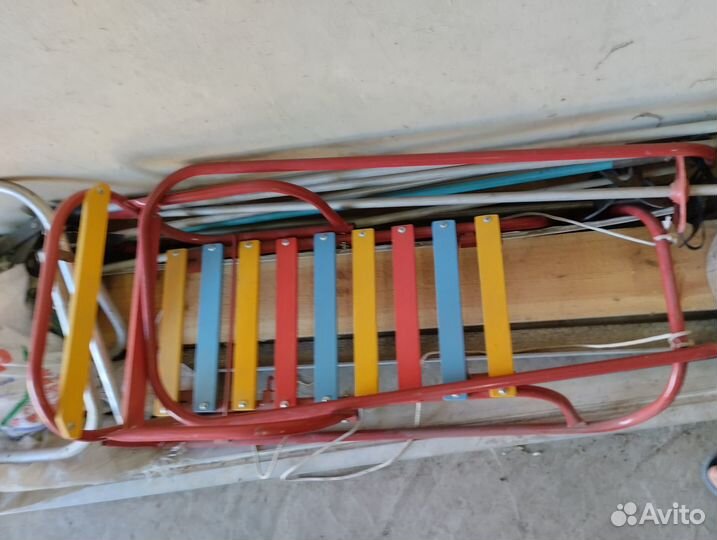 Детские зимние санки