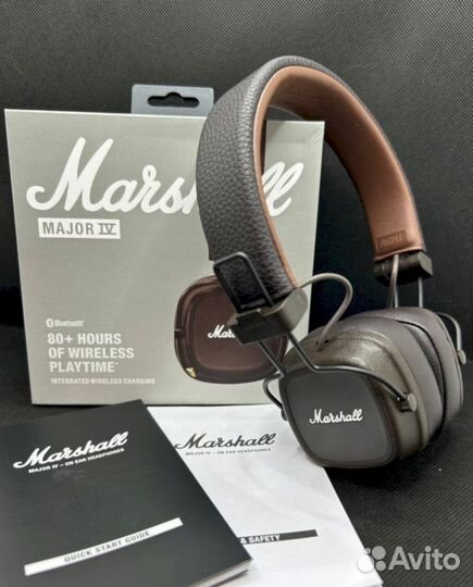 Беспроводные наушники Marshall Major 4 Brown