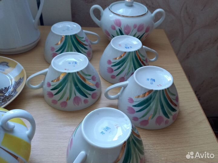 Чайный сервиз СССР предметы
