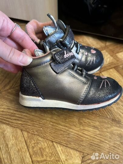 Ботинки для девочки 22 весна-лето