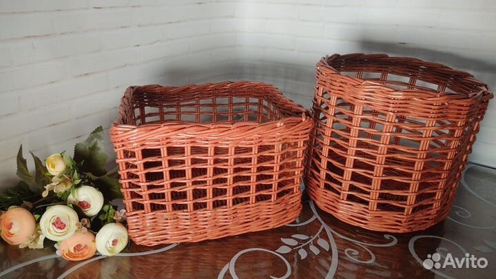 Комплект корзин из эко лозы