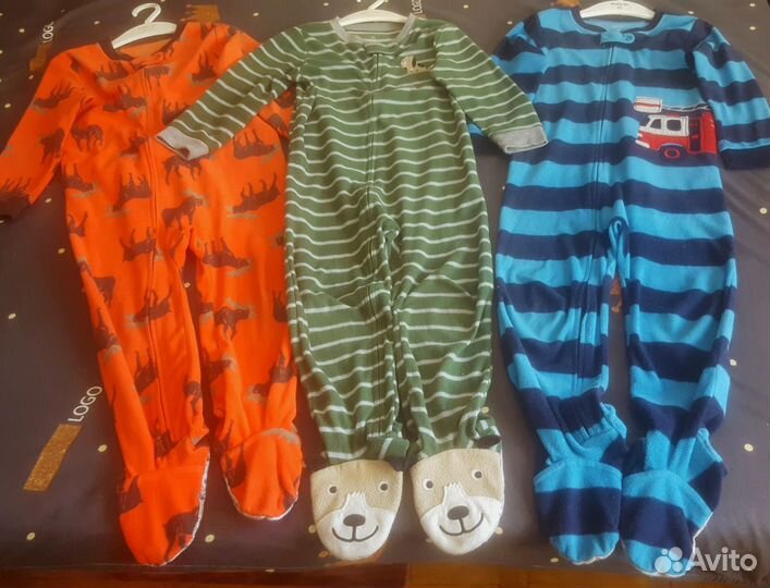 Комбинезоны слипы Carter's 4t