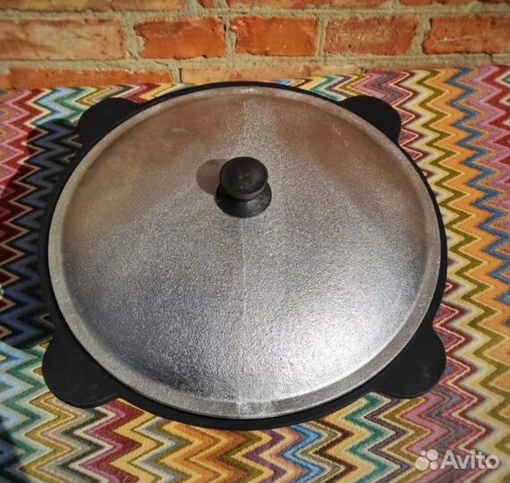 Казан узбекский чугунный от 3,5 до 110 л