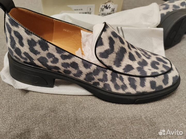 Лоферы из натуральной замши