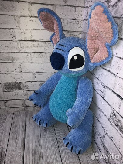 Стич (вязаная игрушка ручной работы)