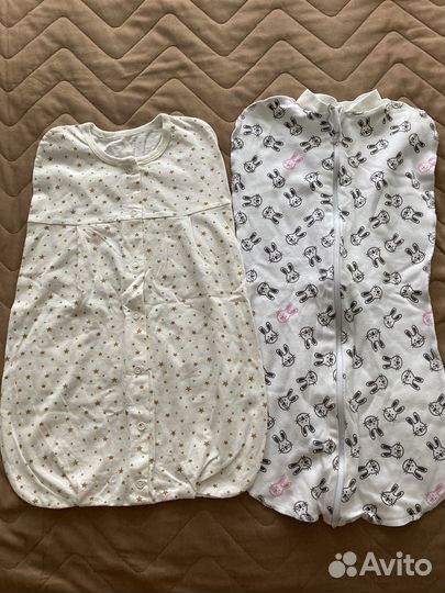 Конверт пеленка кокон для новорожденных