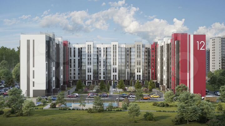 2-к. квартира, 55 м², 1/10 эт.