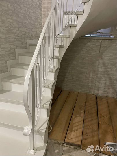 Перила кованые винтовые для дома