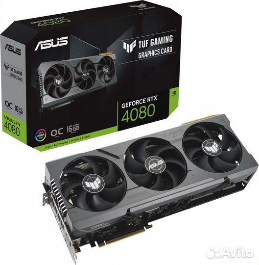 Видеоката RTX 4080 16Gb asus TUF gaming OC гаранти